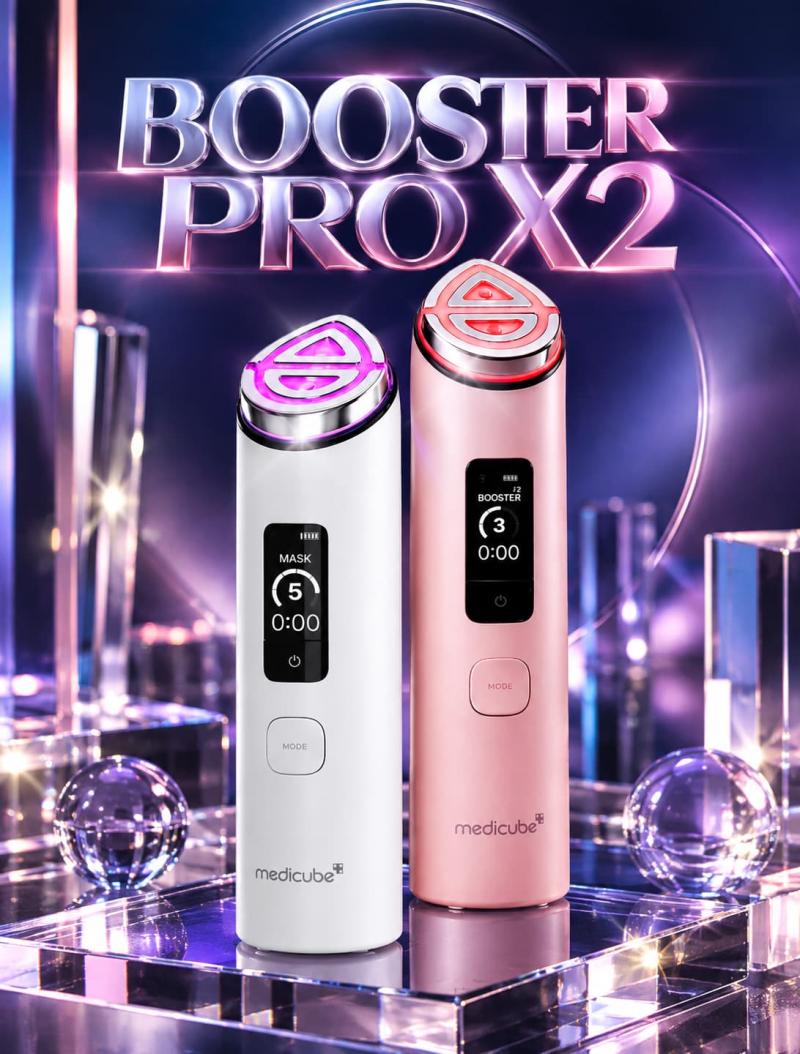 Medicube AGE-R Booster Pro X2 – Dispositivo facial multifuncional para cuidados com a pele.